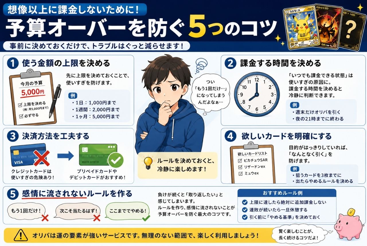 予算オーバーを防ぐ５つのコツ
