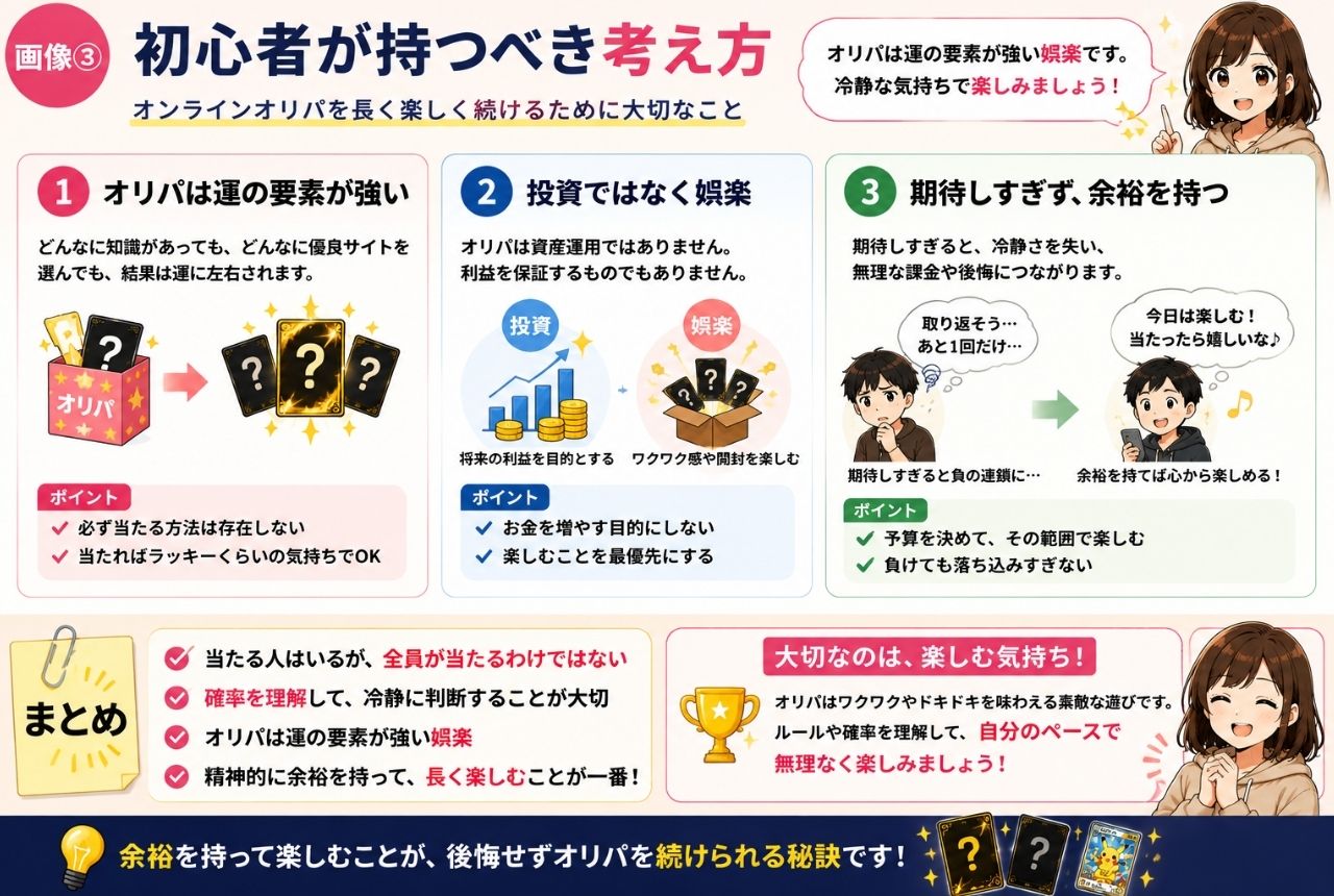 初心者が持つべき考え方