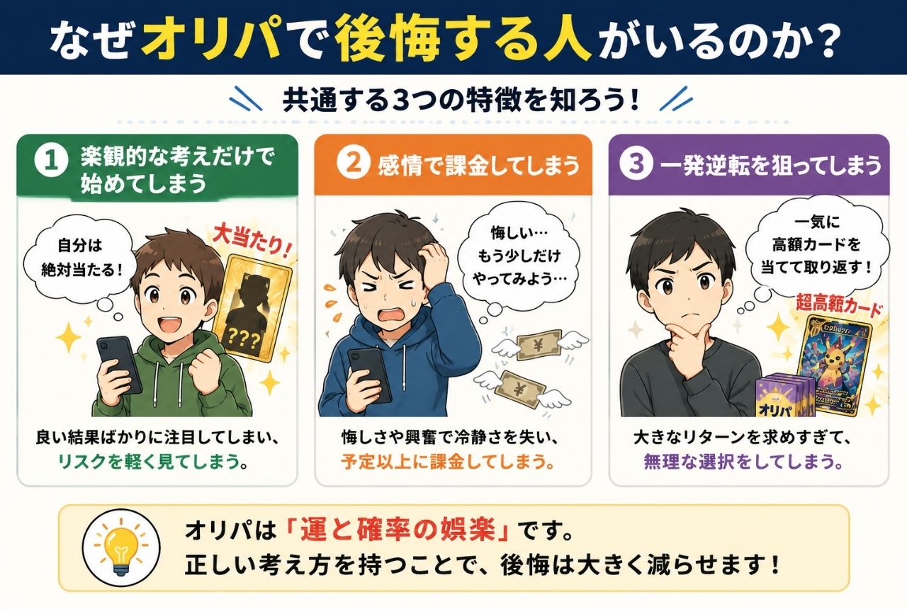 なぜオリパで後悔する人がいるのか
