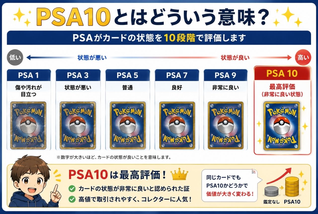 PSA10とはどういう意味?