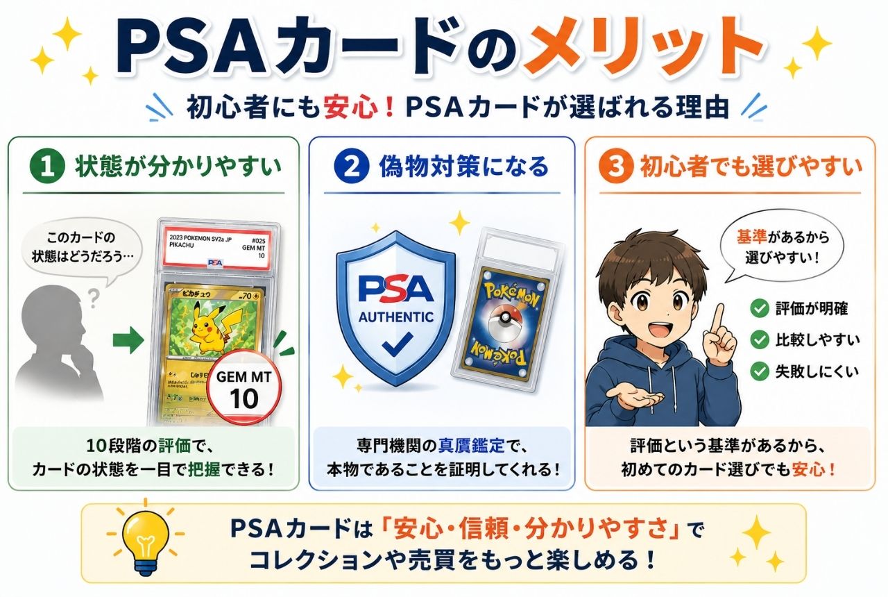 PSAカードのメリット