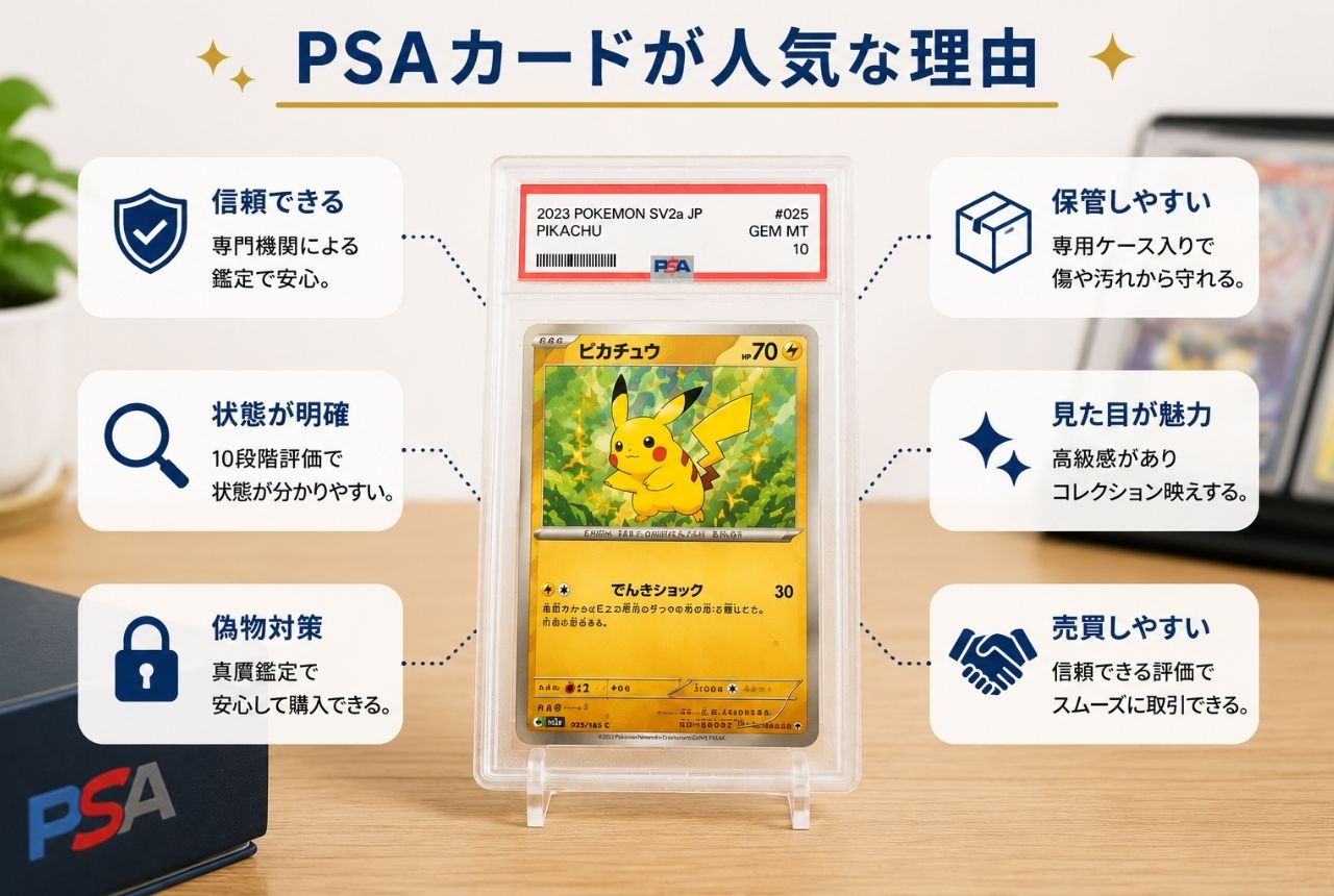 PSAカードが人気な理由